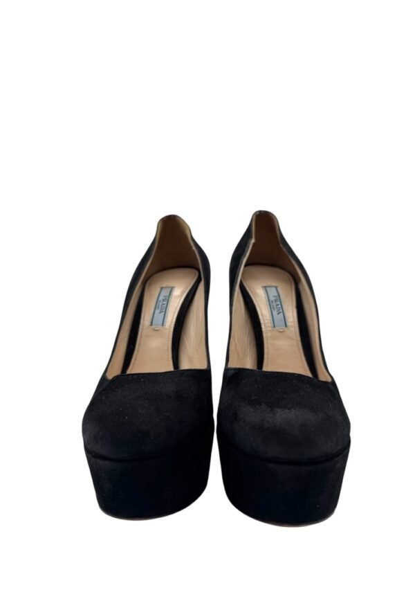 PRADA - SUEDE PLATFORM HEELS - Image 8